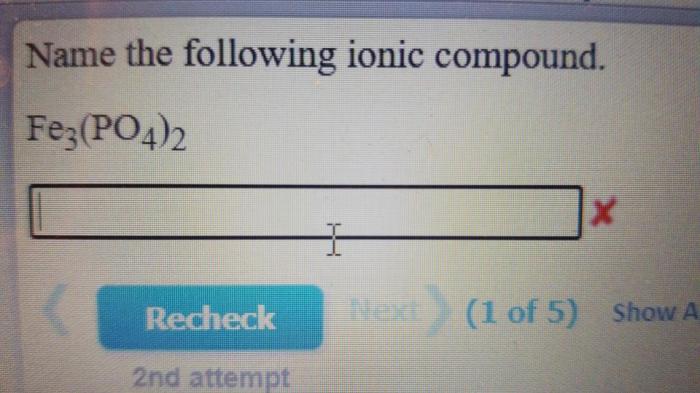 Fe3 po3 2 compound name