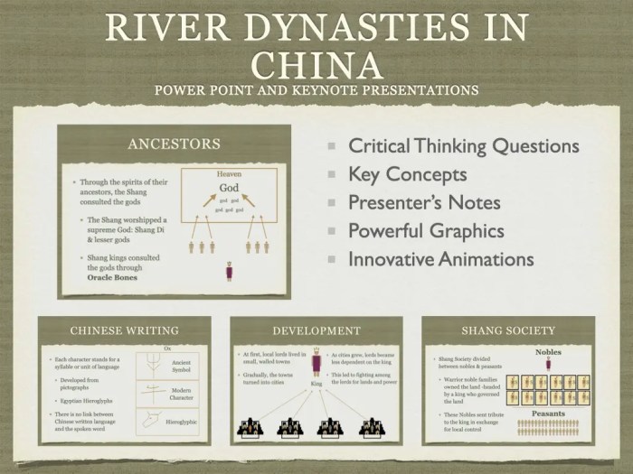 River dynasties in china answer key